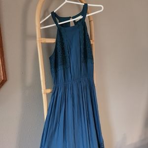 Dark blue maxi dress